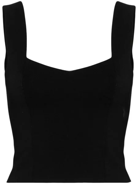 Dzianinowy top A.l.c. czarny