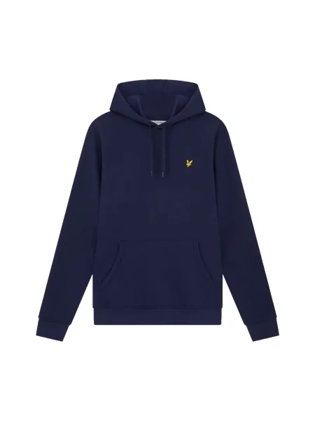 Bluza z kapturem Lyle & Scott z kapturem niebieska