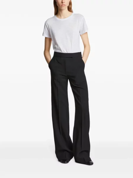 Tricou Proenza Schouler scurt alb