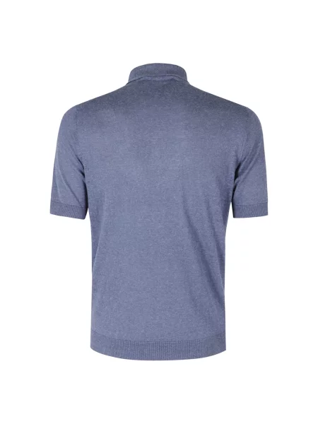 Lniany sweter Filippo De Laurentiis niebieski