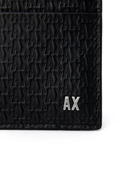 Portofel Eax din piele negru