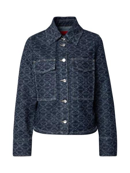 HUGO Geacă de blugi Gadison Bleumarin alb