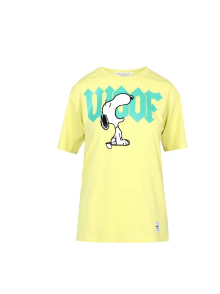 Koszulka Philosophy Di Lorenzo Serafini z nadrukiem żółta