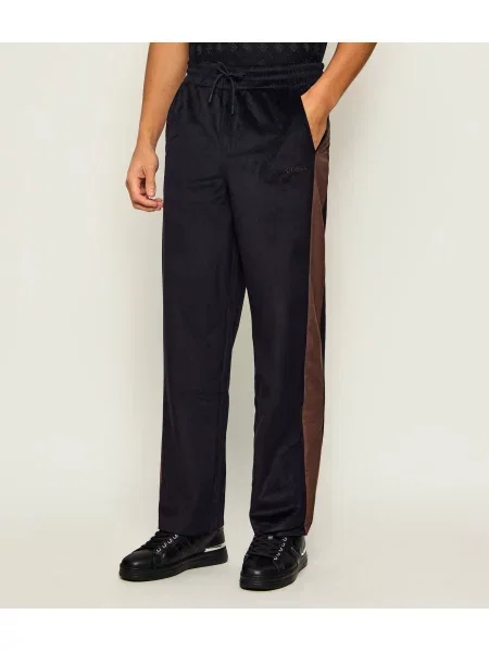 GUESS ACTIVE Pantaloni de trening Milton | Straight fit negru