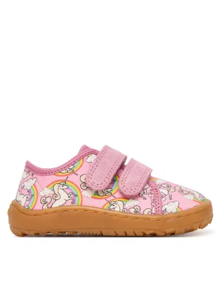 Bačkory Froddo Barefoot Canvas M růžová