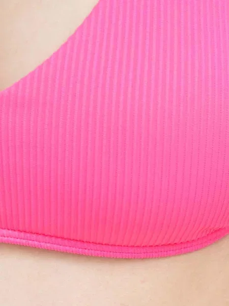 Plavková podprsenka Hollister Co. mírně vyztužený košík růžová