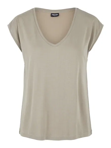 PIECES Tricou Kamala cappuccino maro