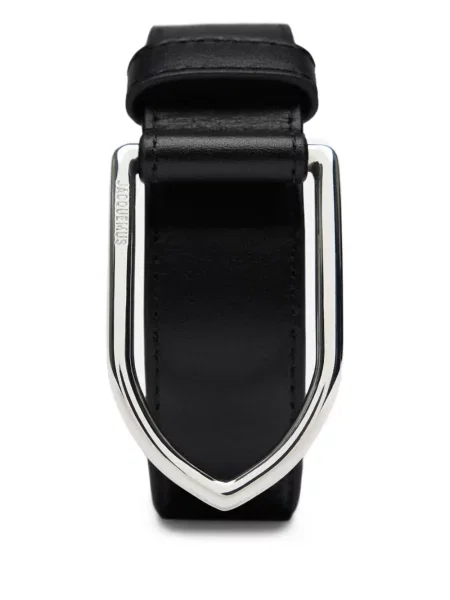 Curea Jacquemus din piele negru