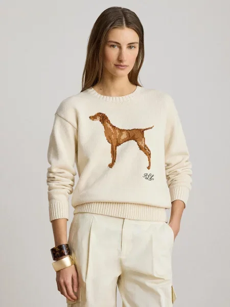 Lauren Ralph Lauren Petite Sveter svetlobéžová svetlohnedá hnedá