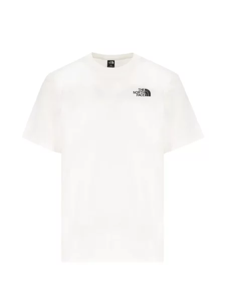 Tricou The North Face cu imagine alb