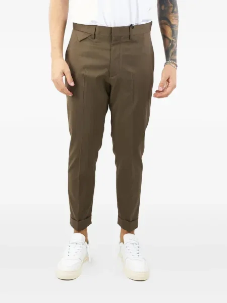 Kalhoty Low Brand hnědé