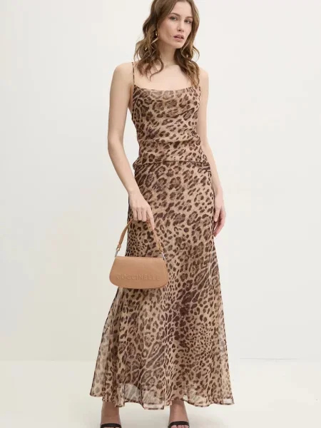 Спідниця Bardot maxi розкльошена бежевий