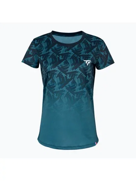 Koszulka tenisowa Tecnifibre X-Loop Tee teal cyraneczka
