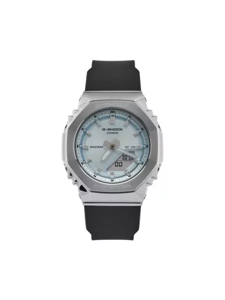 Klasikinės mažas laikrodžiai G-shock sidabrinė