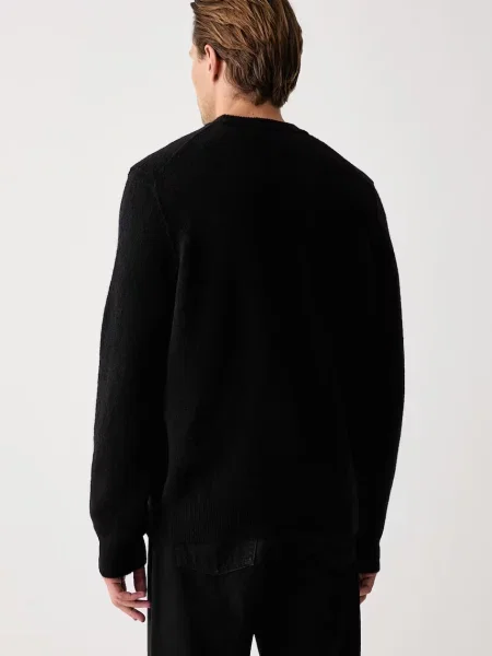 Marc O'Polo sweter z wełną czarny