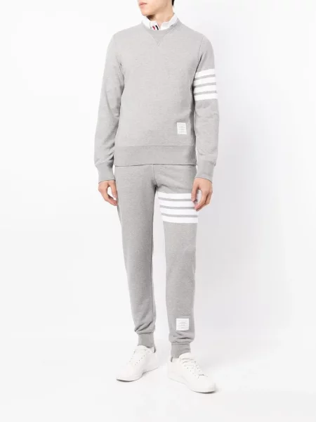 Dryžuotos kelnės Thom Browne pilka