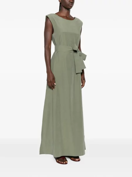 Cu centură rochie maxi Moutaki verde