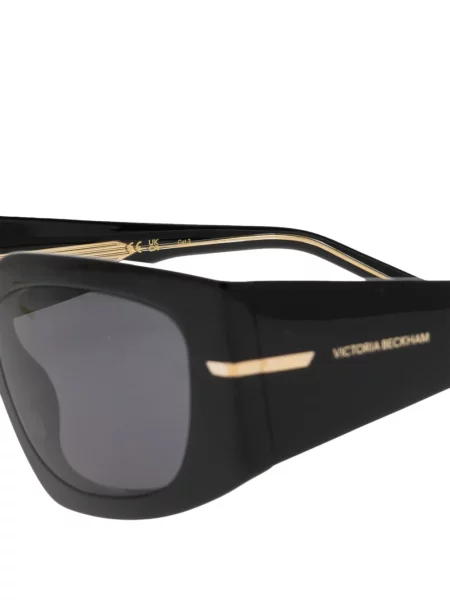 Ochelari de soare Victoria Beckham Eyewear cu imprimeu geometric negru
