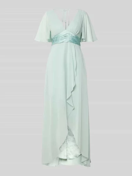 Sukienka midi z szyfonu z głębokim dekoltem w serek Jake*s Cocktail