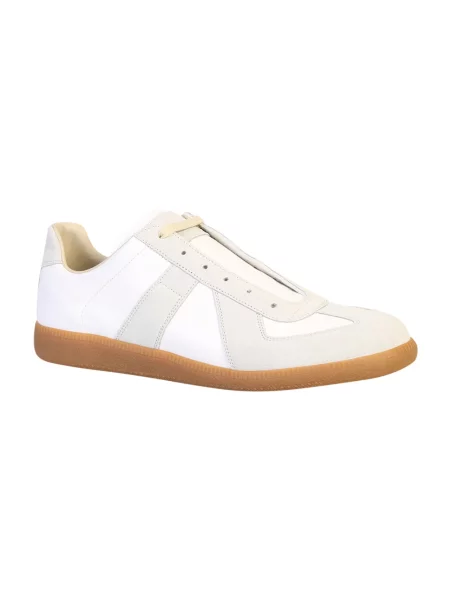 Sneakersy Maison Margiela zamszowe białe