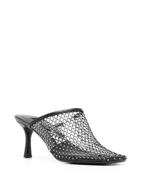 Papuci tip mules Senso negru