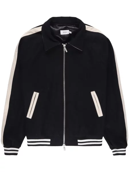 Geacă bomber Rhude cu imagine negru