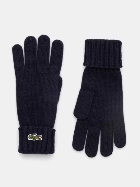 Lacoste manusi de lana marin albastru