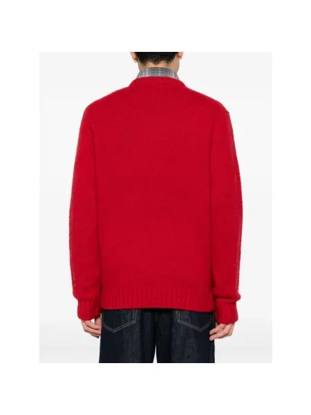 Sweter Polo Ralph Lauren z nadrukiem czerwony