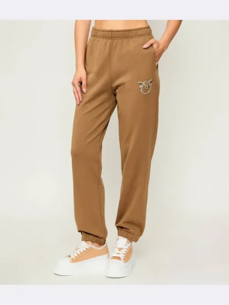 PINKO Pantaloni trening Plumcake maro