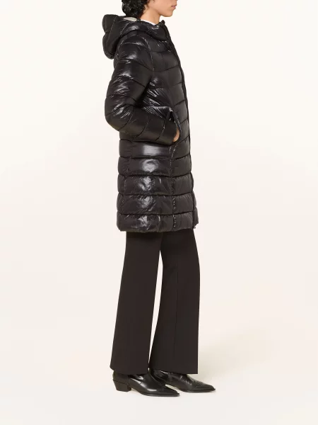 Blauer Płaszcz Pikowany Adelaide schwarz czarny