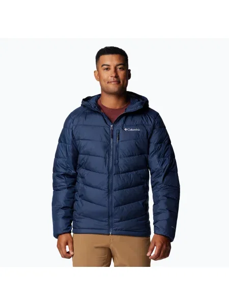 Мъжки Columbia Labyrinth Loop II Пухено яке с качулка collegiate navy синьо
