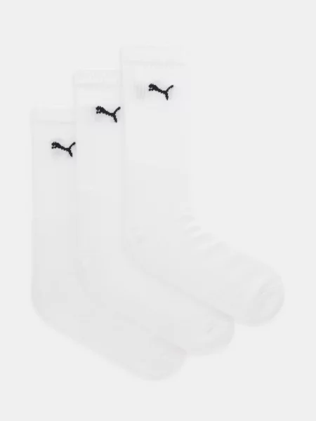 PUMA Șosete sport negru alb