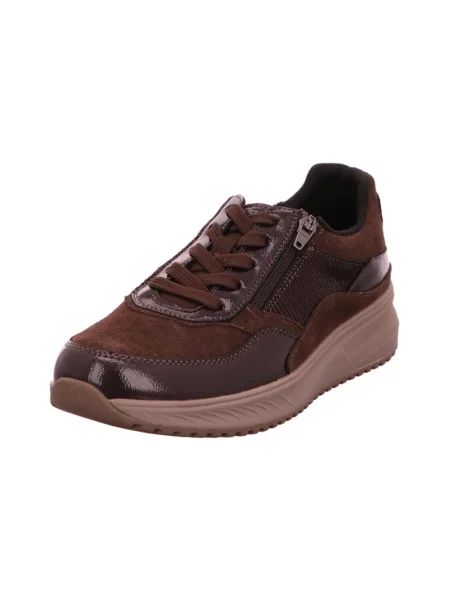 Sneakersy Waldläufer brązowe