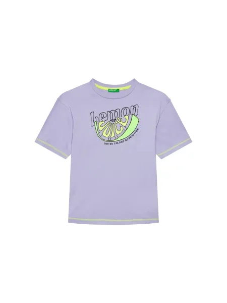 United Colors Of Benetton Majica Regular Fit vijolična