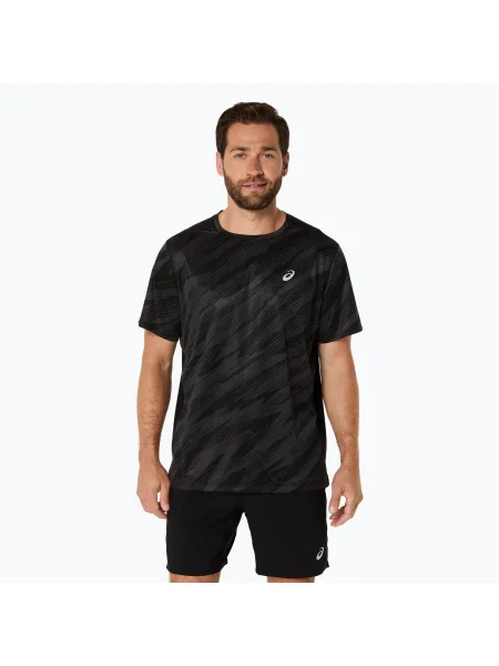 Риза Asics с принт черно