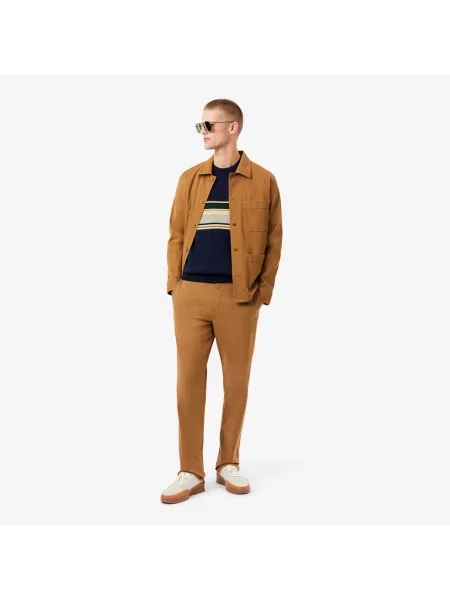 Lacoste Francuski Sweter W Paski niebieski