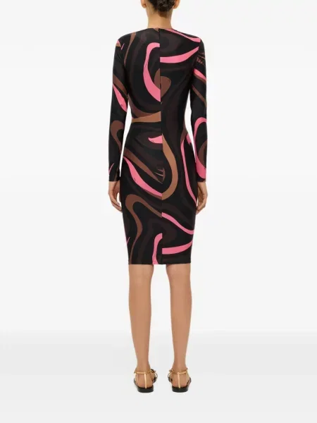 Rochie Pucci cu imagine negru