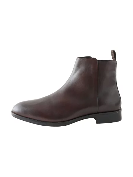 Next Botine închis maro