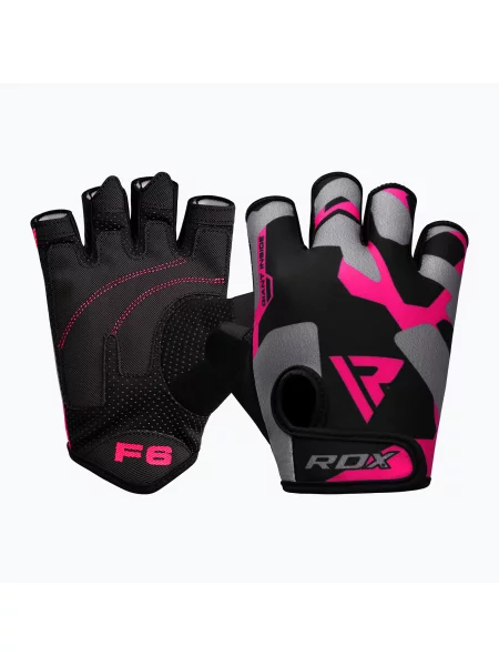 Тренировъчни ръкавици RDX Sumblimation F6 pink розово