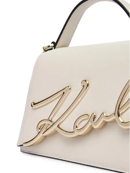 Geanta crossbody Karl Lagerfeld din piele bej
