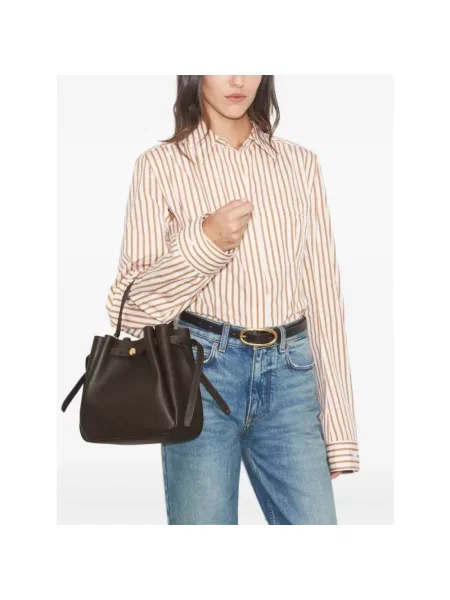 Torebka Tory Burch zamszowa brązowa