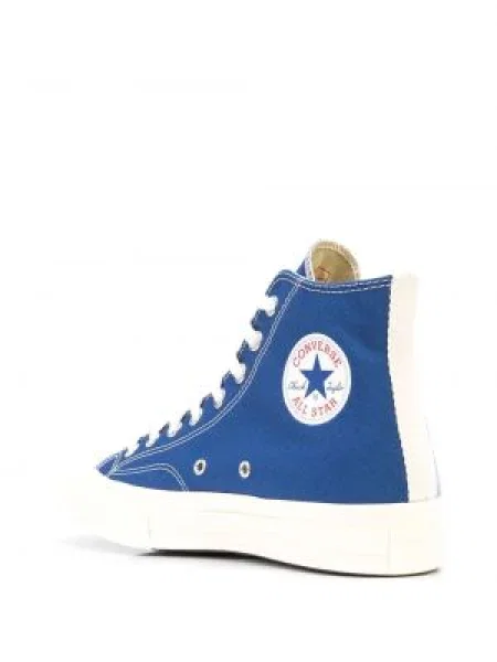 Tenisky Comme Des Garçons Play X Converse modré