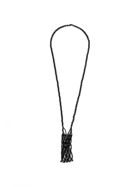 Colier N°21 cu mărgele negru