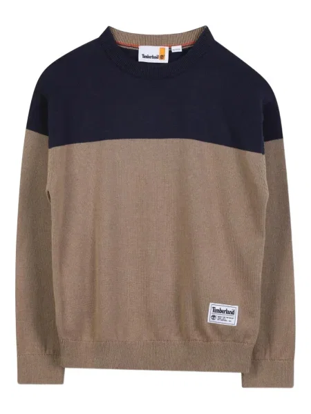 Sweter dziecięcy Timberland brązowy
