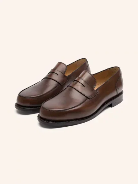 Henry Stevens Loafersy Haywood Pl braun brązowe