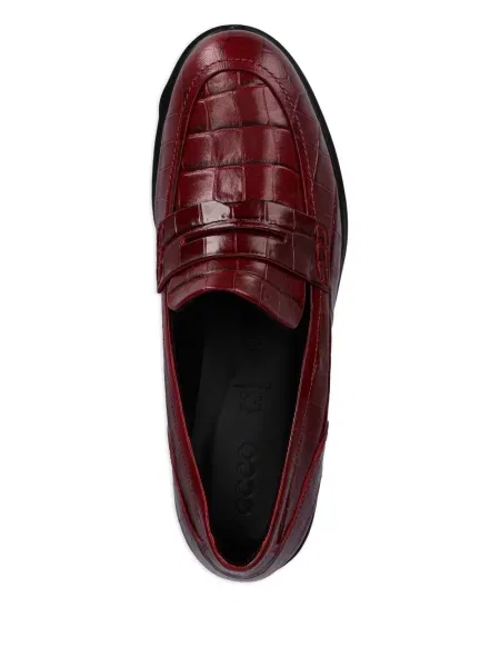 Pantofi loafer Ecco roșu