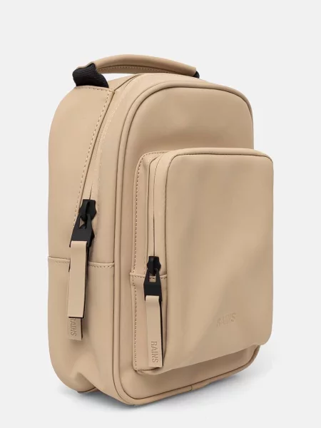 Рюкзак Rains Book Daypack Mini W3 малий однотонний бежевий