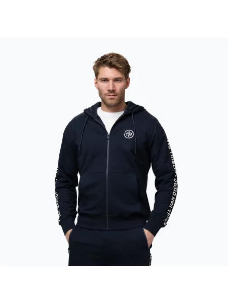 Mikina Pitbull Tape Parker Hooded dark navy