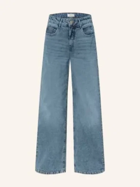 Opus Široké Džíny Miva Coastal mid joy blue modré