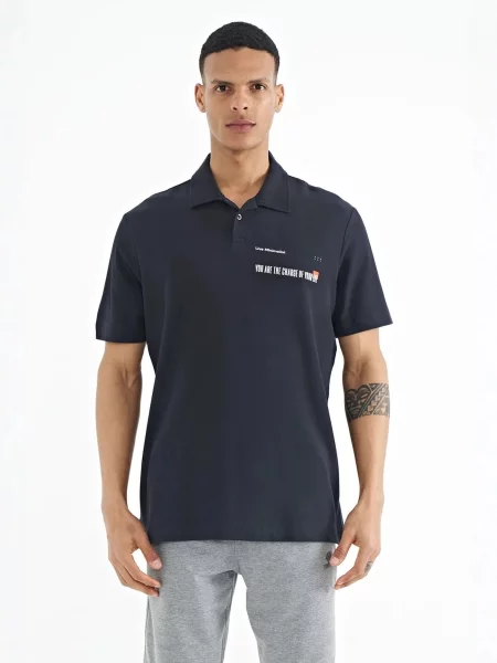Tommy Life Tričko marine modrá